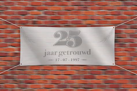 Spandoek 25 jaar ontwerpen 